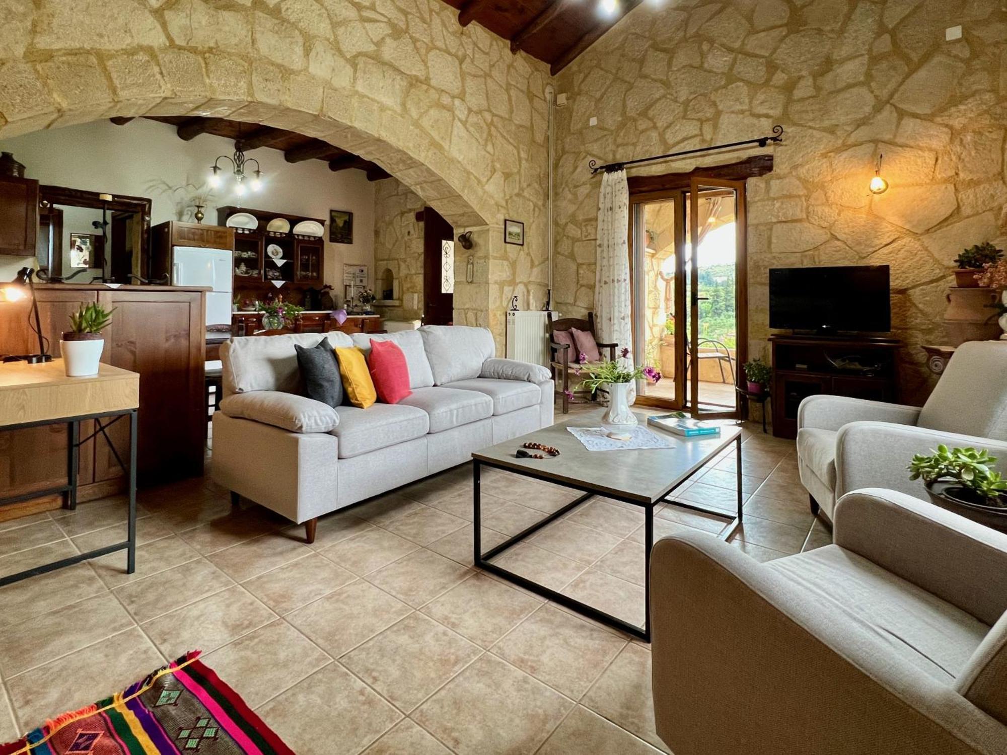 Makhairoí Villa Toula With Pool Nr Armeni Crete מראה חיצוני תמונה