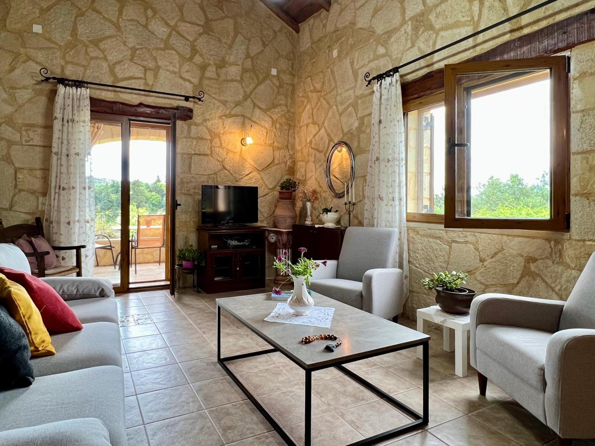 Makhairoí Villa Toula With Pool Nr Armeni Crete מראה חיצוני תמונה